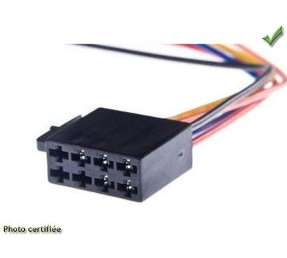 FAISCEAU AUTORADIO ISO MALE ALIMENTATION