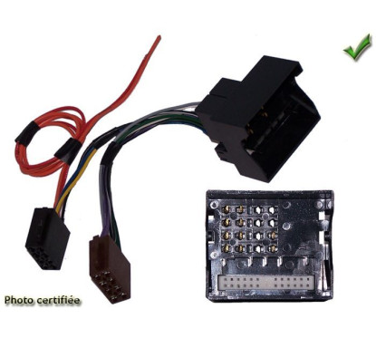 FAISCEAU AUTORADIO MERCEDES SLK 2004- 4HP ISO FAKRA