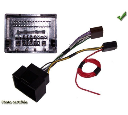 FAISCEAU AUTORADIO OPEL CORSA 2015- ISO 4HP VOIR LISTE