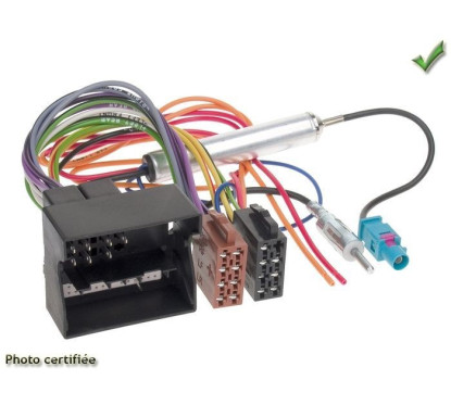 FAISCEAU AUTORADIO PEUGEOT 5008 2011- ISO APRES CONTACT VIA CAN BUS + ADT ANT