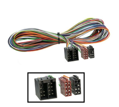 FAISCEAU AUTORADIO RENAULT CLIO 2005-2009 ISO MALE ISO FEMELLE 4 HP LONG 2 METRES