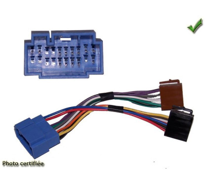 FAISCEAU AUTORADIO SUZUKI SWIFT 05/2005-2010 4HP ISO