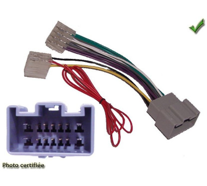 FAISCEAU AUTORADIO VOLVO S40 2004- (14 PINS) BASE PERFORMANCE -ISO 4HP