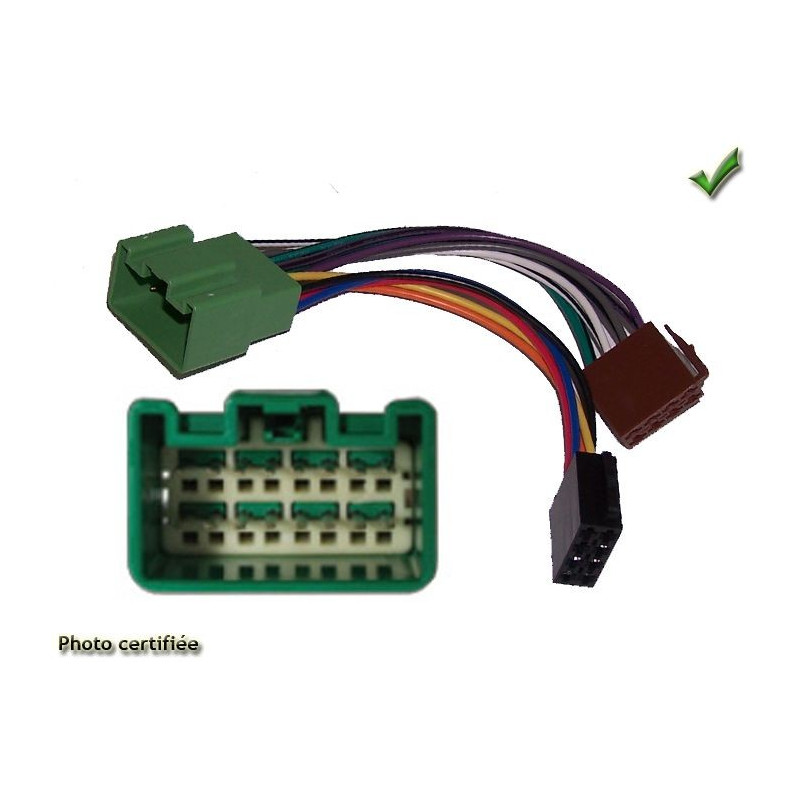 FAISCEAU AUTORADIO VOLVO V70 2010- - (16 PINS) HIGH PERFORMANCE -ISO 4HP