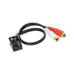 FAISCEAU ENTREE AUX AUTORADIO ORIGINE VOLKSWAGEN MFD2 MINI FAKRA EN RCA