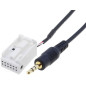 FAISCEAU ENTREE AUX JACK3.5 AUTORADIO PEUGEOT 407 2005- POUR RD4 ENTREE AUX1 FAISCEAU ENTREE AUX JACK3.5 AUTORADIO PEUGEOT 407 2005- POUR RD4 ENTREE AUX1