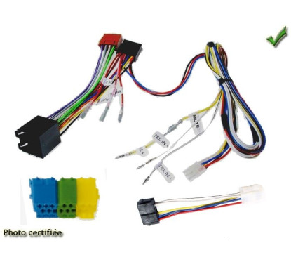 FAISCEAU KIT MAIN LIBRE ALFA ROMEO 147 2000-2005 ENTREE TEL-CK3100