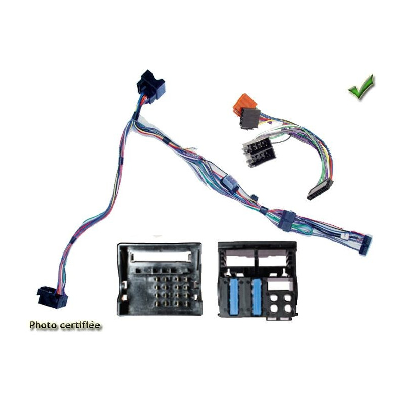 FAISCEAU KIT MAIN LIBRE AUDI 2004- A6 MMI BASIC 4HP