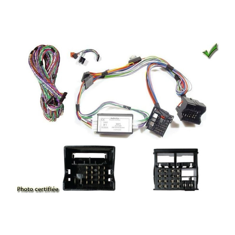 FAISCEAU KIT MAIN LIBRE AUDI A1 2010- AMPLI 10HP