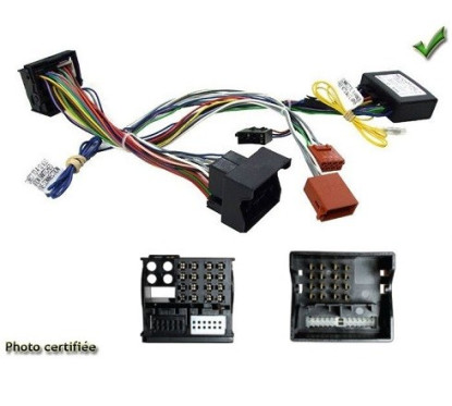 FAISCEAU KIT MAIN LIBRE AUDI A3 2007- - FAKRA AVEC AMPLI BOSE