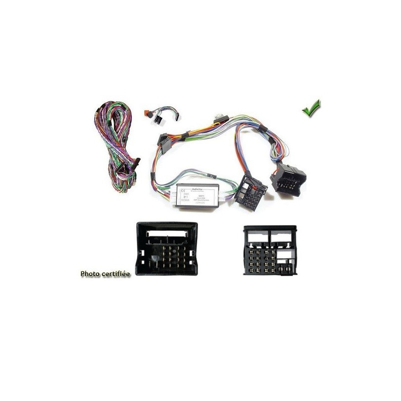 FAISCEAU KIT MAIN LIBRE AUDI A4 08/2008- AMPLI 10HP MMI 3G