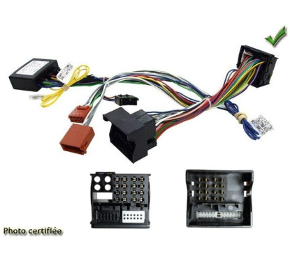 FAISCEAU KIT MAIN LIBRE AUDI A4 2004-2007 FAKRA AVEC AMPLI NON BOSE