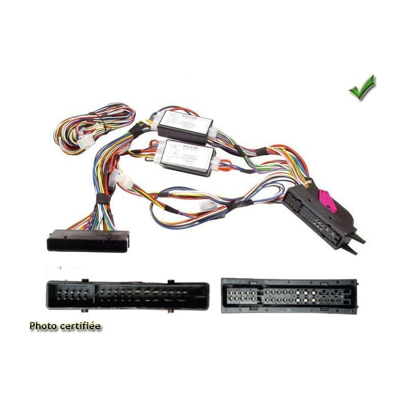 FAISCEAU KIT MAIN LIBRE AUDI A5 2007- MMI AMPLI 10HP -CK3100