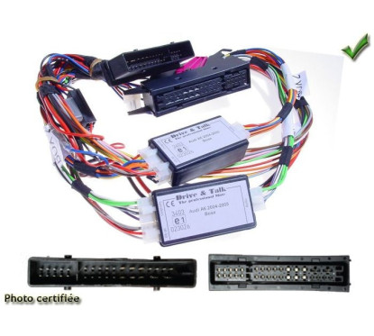 FAISCEAU KIT MAIN LIBRE AUDI A6 2004-2005 AMPLI BOSE 13HP -CK3100