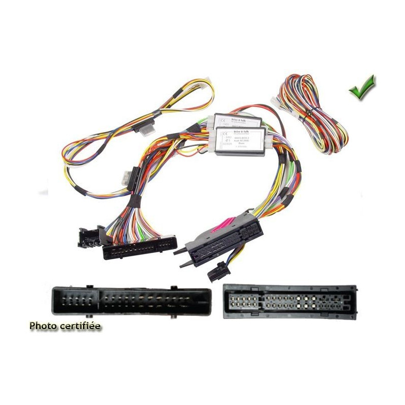 FAISCEAU KIT MAIN LIBRE AUDI A8 09/2008- AMPLI BOSE -CK3100