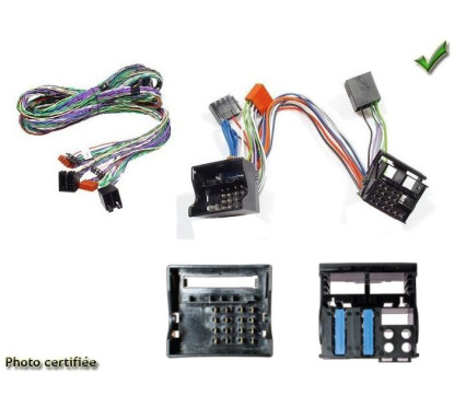 FAISCEAU KIT MAIN LIBRE AUDI Q3 2011- MMI SANS AMPLI 8HP