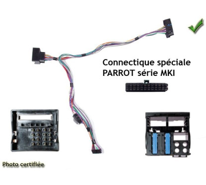 FAISCEAU KIT MAIN LIBRE AUDI SEAT SKODA VOLKSWAGEN 2004- FAKRA -MKI