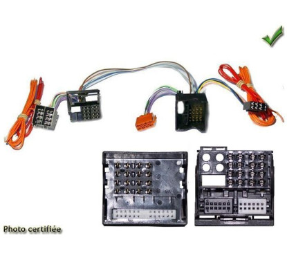 FAISCEAU KIT MAIN LIBRE AUDI SEAT SKODA VOLKSWAGEN 2004- FAKRA COMPLET 40PINS -ISO