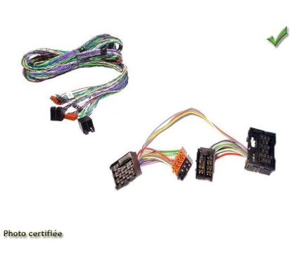 FAISCEAU KIT MAIN LIBRE BMW SERIE 3 E46 X5 E53 AVEC NAVIGATION EN COSSES RONDES