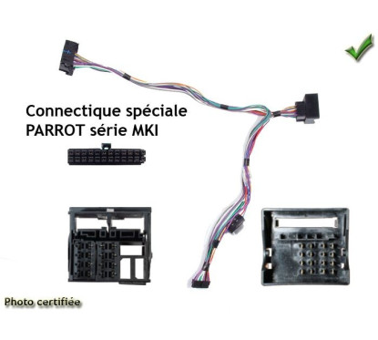 FAISCEAU KIT MAIN LIBRE BMW SERIE 7 2005-2008 ( E65/E66) AUTORADIO BASIC