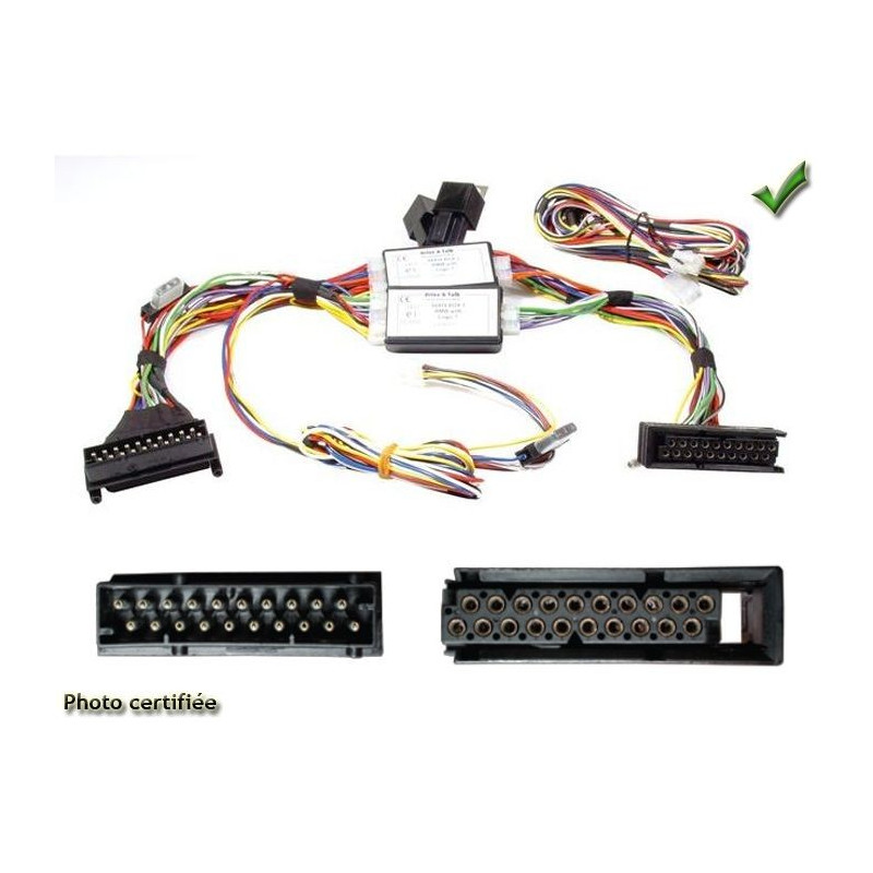 FAISCEAU KIT MAIN LIBRE BMW X1 2009- (E84) AMPLI HIFI PRO LOGIC 7