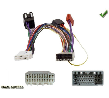 FAISCEAU KIT MAIN LIBRE CHRYSLER DODGE JEEP 2002- AVEC AMPLI BOSTON