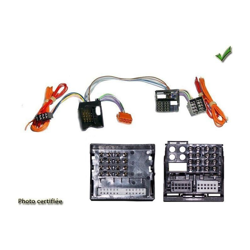 FAISCEAU KIT MAIN LIBRE CITROËN C4 CACTUS 2012- SANS AMPLI JBL FAKRA COMPLET 40PIN