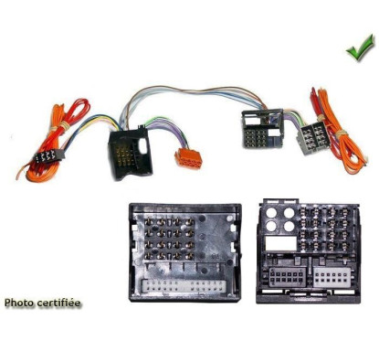 FAISCEAU KIT MAIN LIBRE CITROËN C4 CACTUS 2012- SANS AMPLI JBL FAKRA COMPLET 40PIN