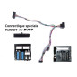 FAISCEAU KIT MAIN LIBRE CITROEN C4 PICASSO 2006- FAKRA SANS AMPLI JBL AVEC CONNECTEUR DIRECT CENTRAL MKI OU BURY