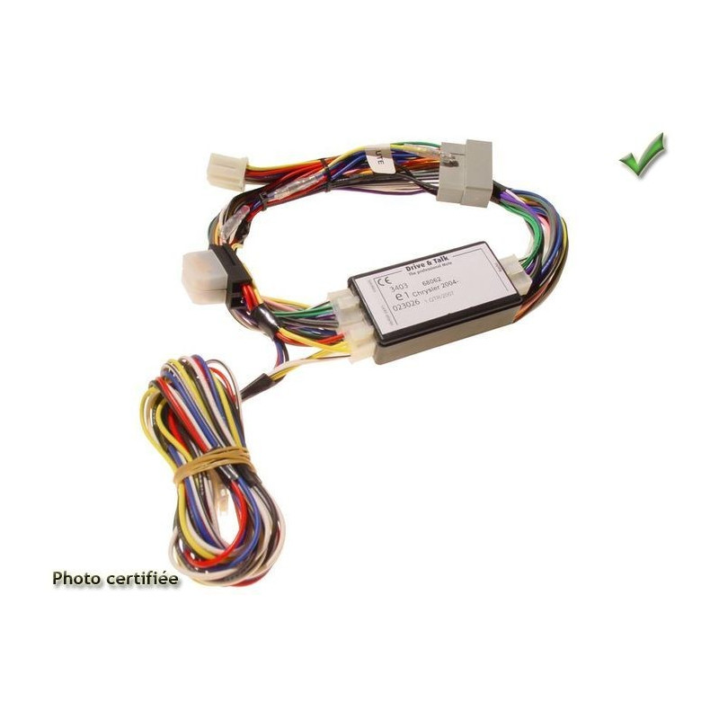 FAISCEAU KIT MAIN LIBRE JEEP COMMANDER 2005-2008 AVEC AMPLI BOSTON CK3100 EQ 827204