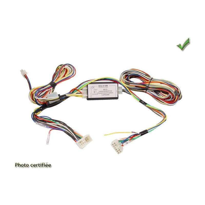 FAISCEAU KIT MAIN LIBRE LEXUS 1997-2003 RX300 AVEC AMPLI -CK3100