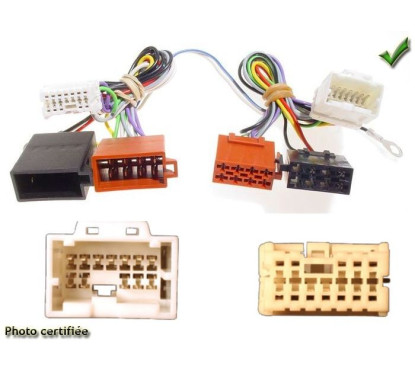 FAISCEAU KIT MAIN LIBRE NISSAN 2003- AVEC INFOPANEL