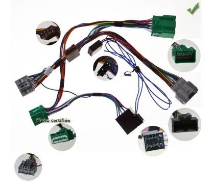 FAISCEAU KIT MAIN LIBRE OPEL KARL 2015- SANS AMPLI BOSE
