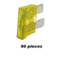 FUSIBLE A BROCHES 20 A JAUNE 50 PIECES