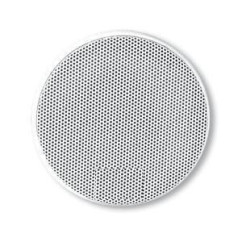 GRILLE HAUT-PARLEUR UNIVERSELLE D100 RONDE EN BLANC LA PIECE