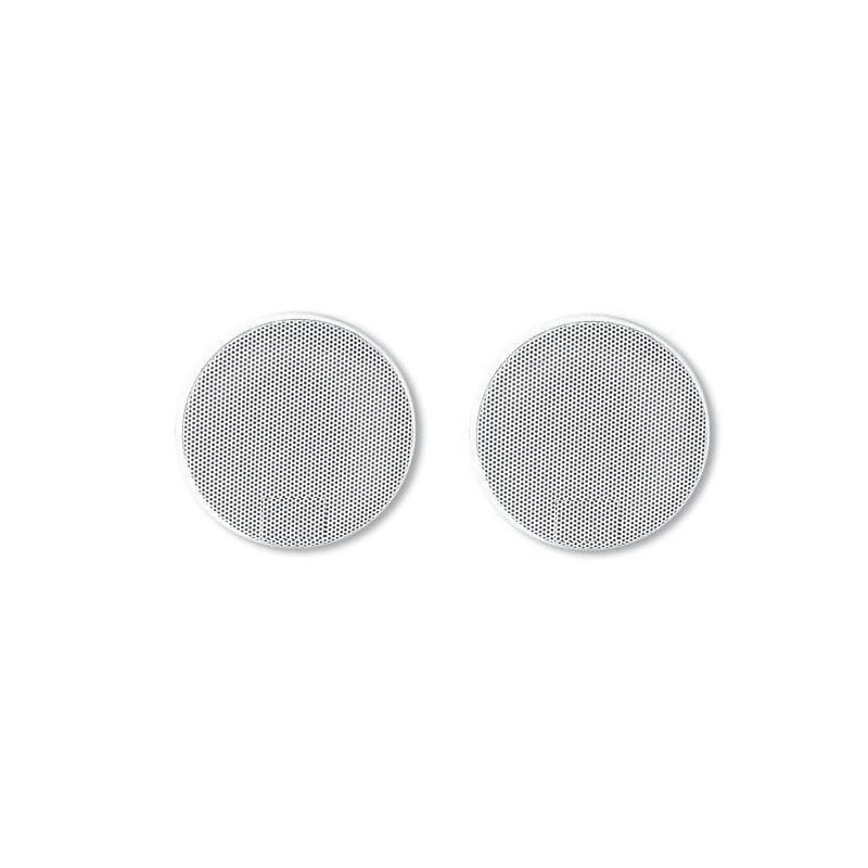 GRILLE HAUT-PARLEUR UNIVERSELLE D 165 RONDE BLANCHE (4219B) PAIRE