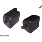 HAUT-PARLEUR D100 2 VOIES 80W EN BOX NOIRE AVEC PIED (PAIRE)