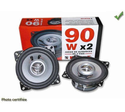 HAUT-PARLEUR UNIV D100 2V 4OHM 90W MAX (BOITE PAIRE)
