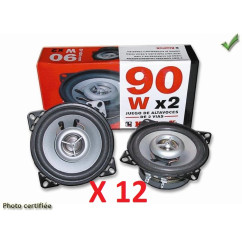 HAUT-PARLEUR UNIV D100 2V 4OHM 90W MAX (BOITE PAIRE) (PRIX PAR 12 PIECES MINIMUM)