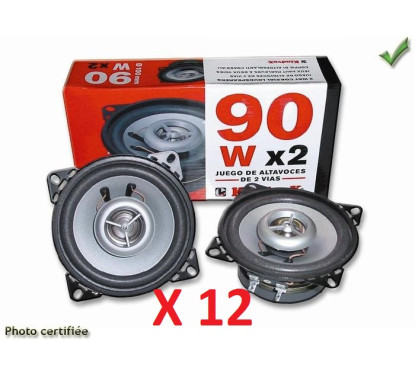 HAUT-PARLEUR UNIV D100 2V 4OHM 90W MAX (BOITE PAIRE) (PRIX PAR 12 PIECES MINIMUM)
