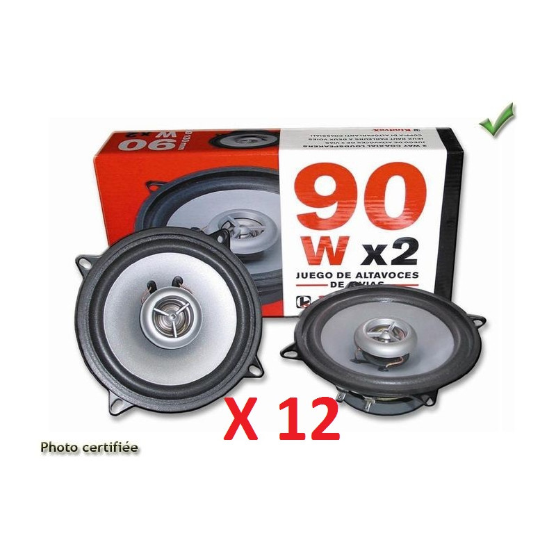 HAUT-PARLEUR UNIV D130 2V 4OHM 90W MAX (BOITE PAIRE) (PRIX PAR 12 PIECES MINIMUM) HAUT-PARLEUR UNIV D130 2V 4OHM 90W MAX (BOITE PAIRE) (PRIX PAR 12 PIECES MINIMUM)