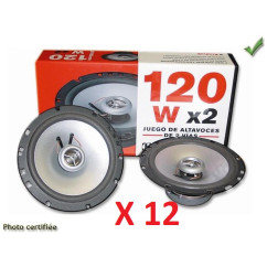 HAUT-PARLEUR UNIV D165 2V 4OHM 120W MAX (BOITE PAIRE) (PRIX PAR 12 PIECES MINIMUM)