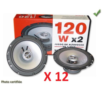 HAUT-PARLEUR UNIV D165 2V 4OHM 120W MAX (BOITE PAIRE) (PRIX PAR 12 PIECES MINIMUM)