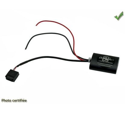 INTERFACE BLUETOOTH AD2P POUR FORD AVEC CONECTEUR FAKRA ET BOUTON AUX