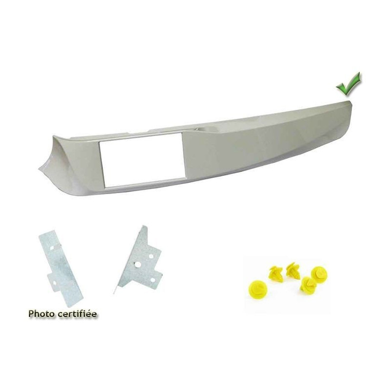 KIT 2 DIN ALFA GIULIETTA 2010-2014 BLANC REMPLACEMENT DE LA CONSOLE ORIGINE