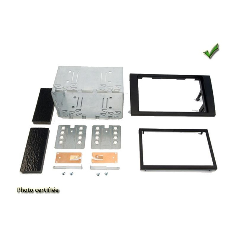 KIT 2 DIN AUDI A4 2002-2007 NOIR