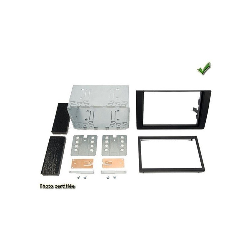KIT 2 DIN AUDI A4 2006-2009 (B7) NOIR