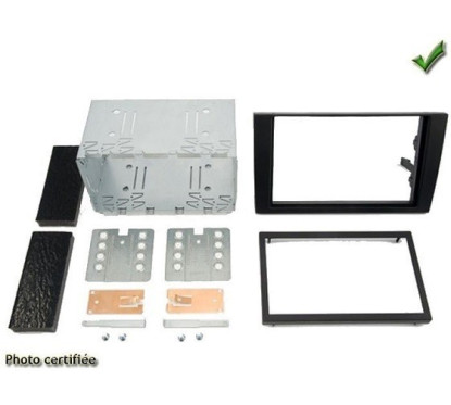 KIT 2 DIN AUDI A4 2006-2009 (B7) NOIR