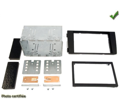 KIT 2 DIN AUDI A6 2001-2004 NOIR