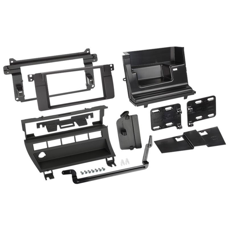 KIT 2 DIN BMW SERIE 3 E46 1999-2006 AVEC 5 BOUTONS NOIR MAT - EXPERIMENTE